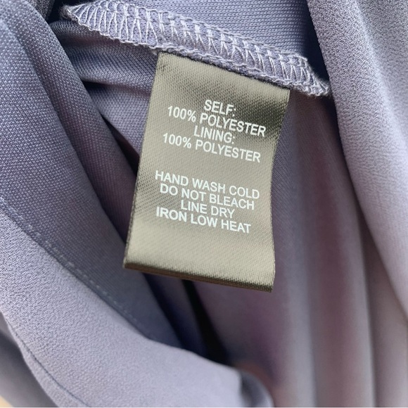 Lulu’s Bridesmaid Maxi Dress In Love Forever Granite Blue Lace-Up High-Low - Picture 6 of 11